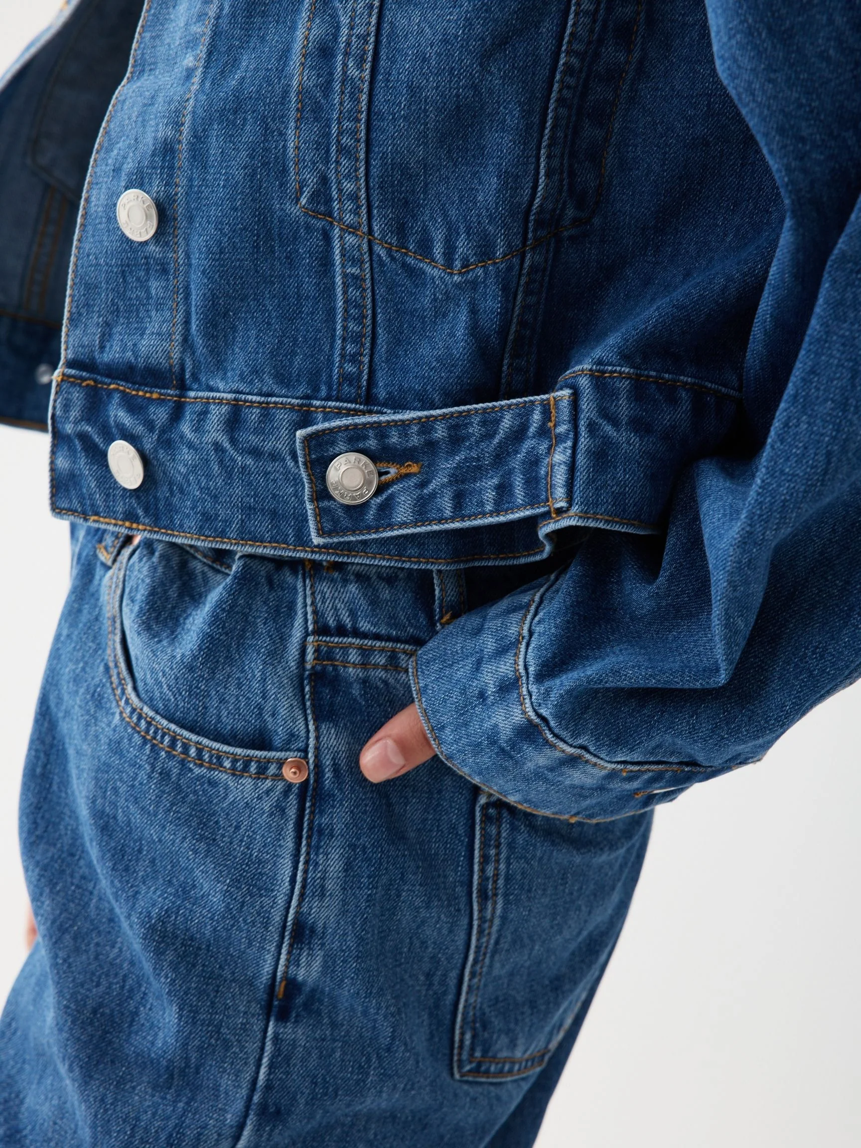 Adjustable Denim Jacket - Image 9