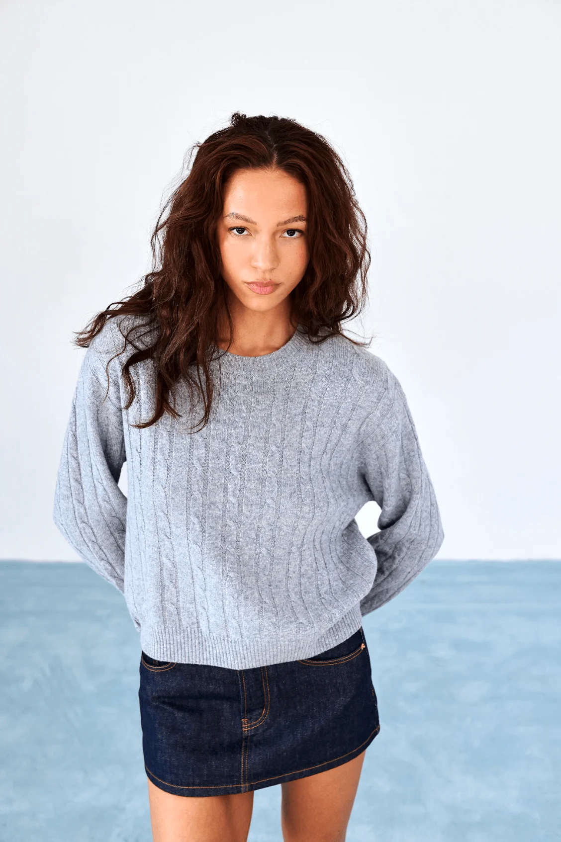 Cable Knit Sweater - Image 4