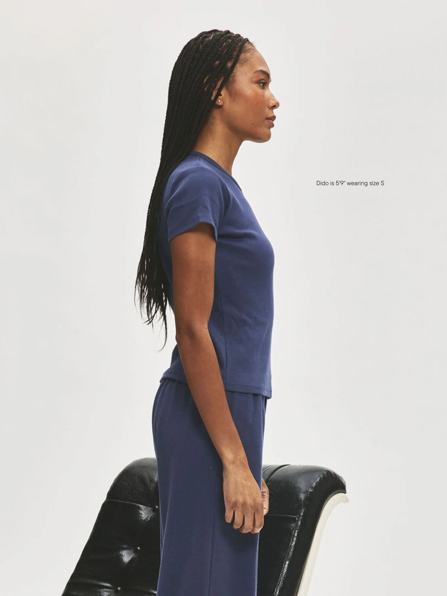 Ribbed Short Sleeve T-Shirt - Image 3