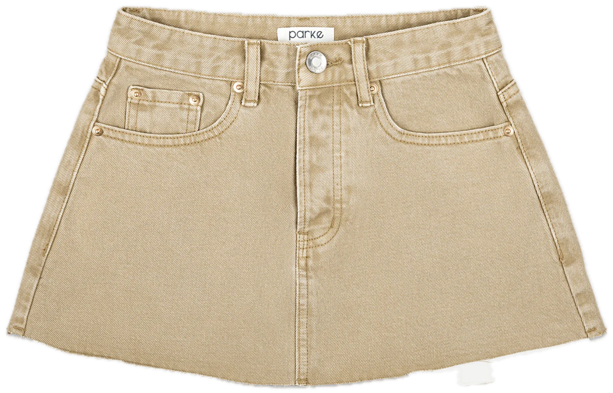 Denim Mini Skirt - Image 14