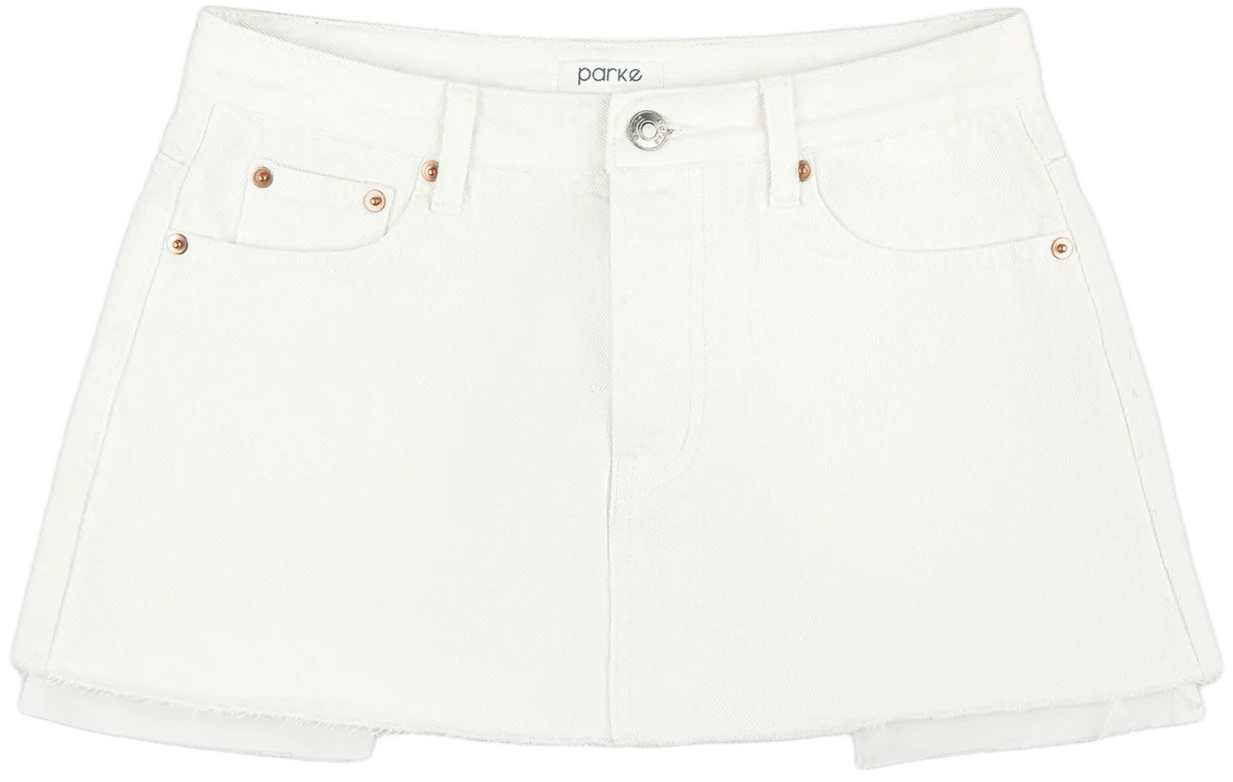 Denim Mini Skirt - Image 3