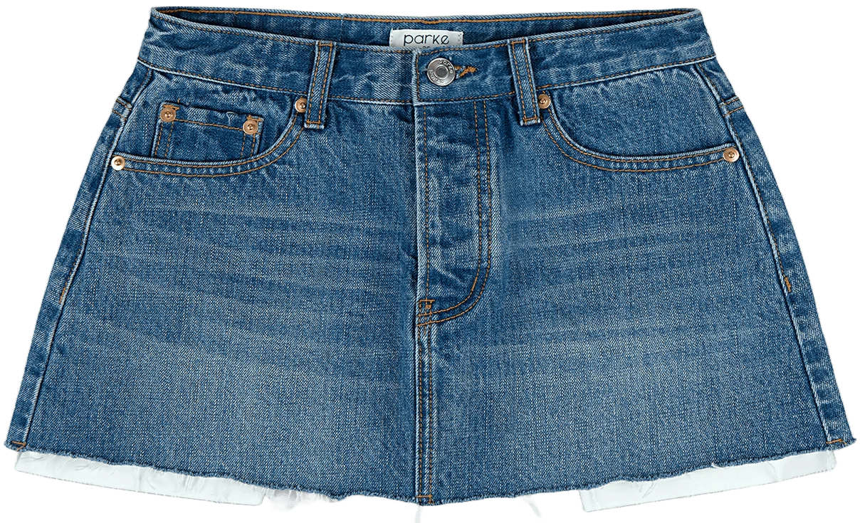 Denim Mini Skirt - Image 5