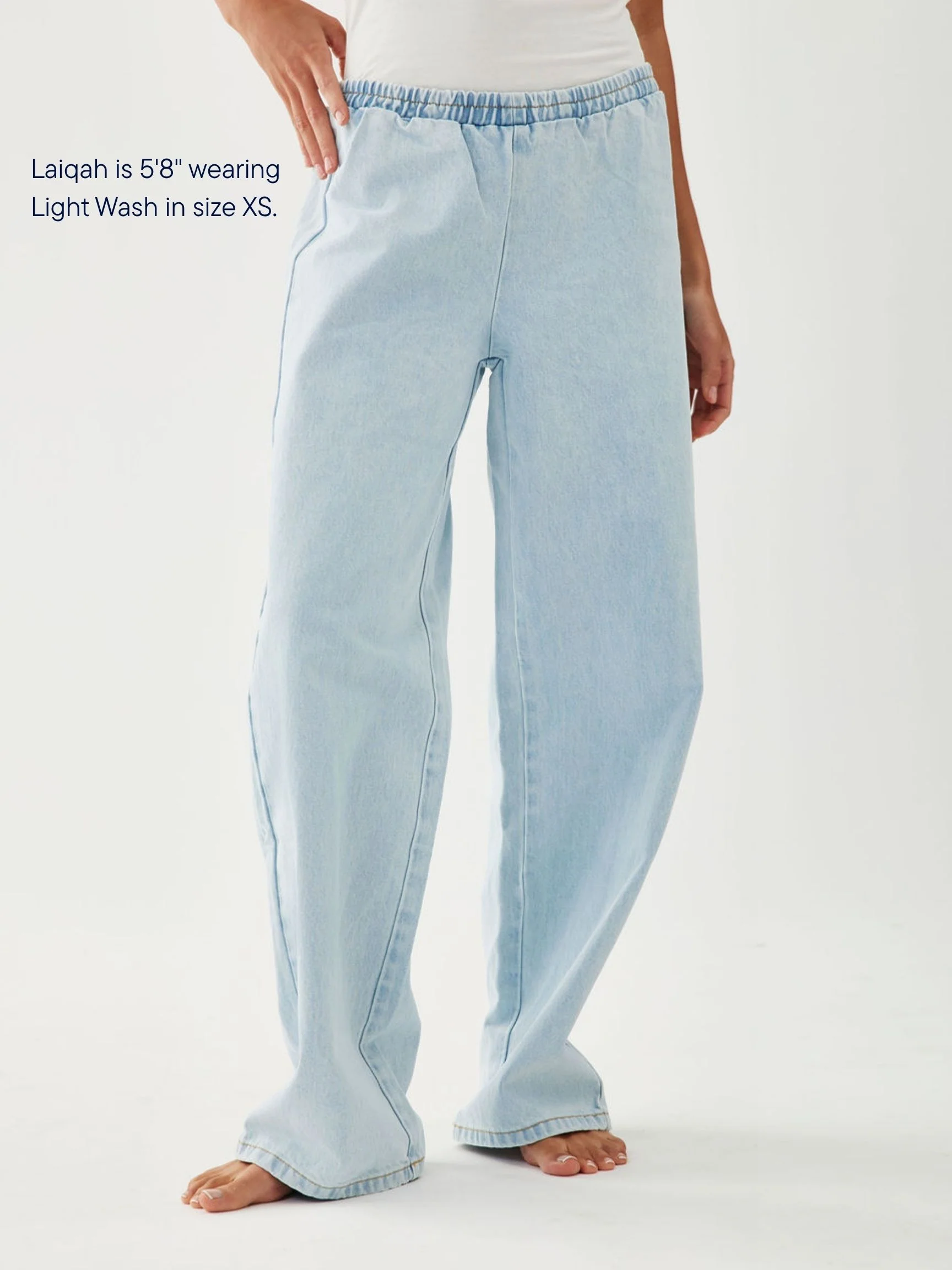 Elastic Denim Pant - Image 6