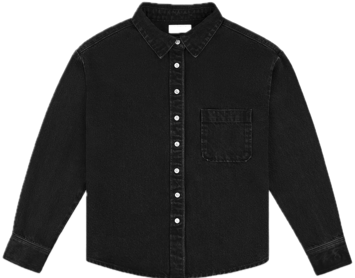 Long Sleeve Denim Shirt - Image 6