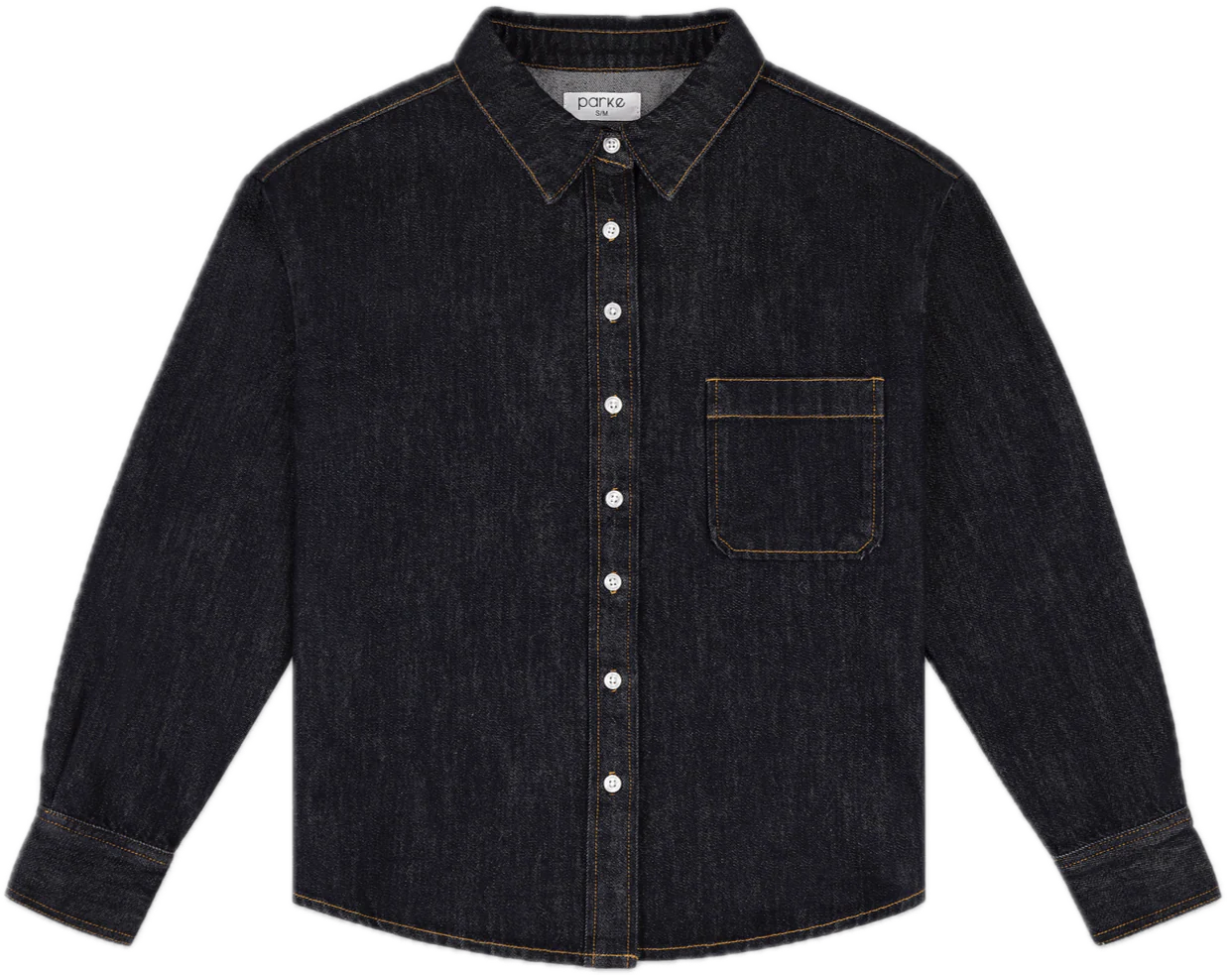 Long Sleeve Denim Shirt - Image 7