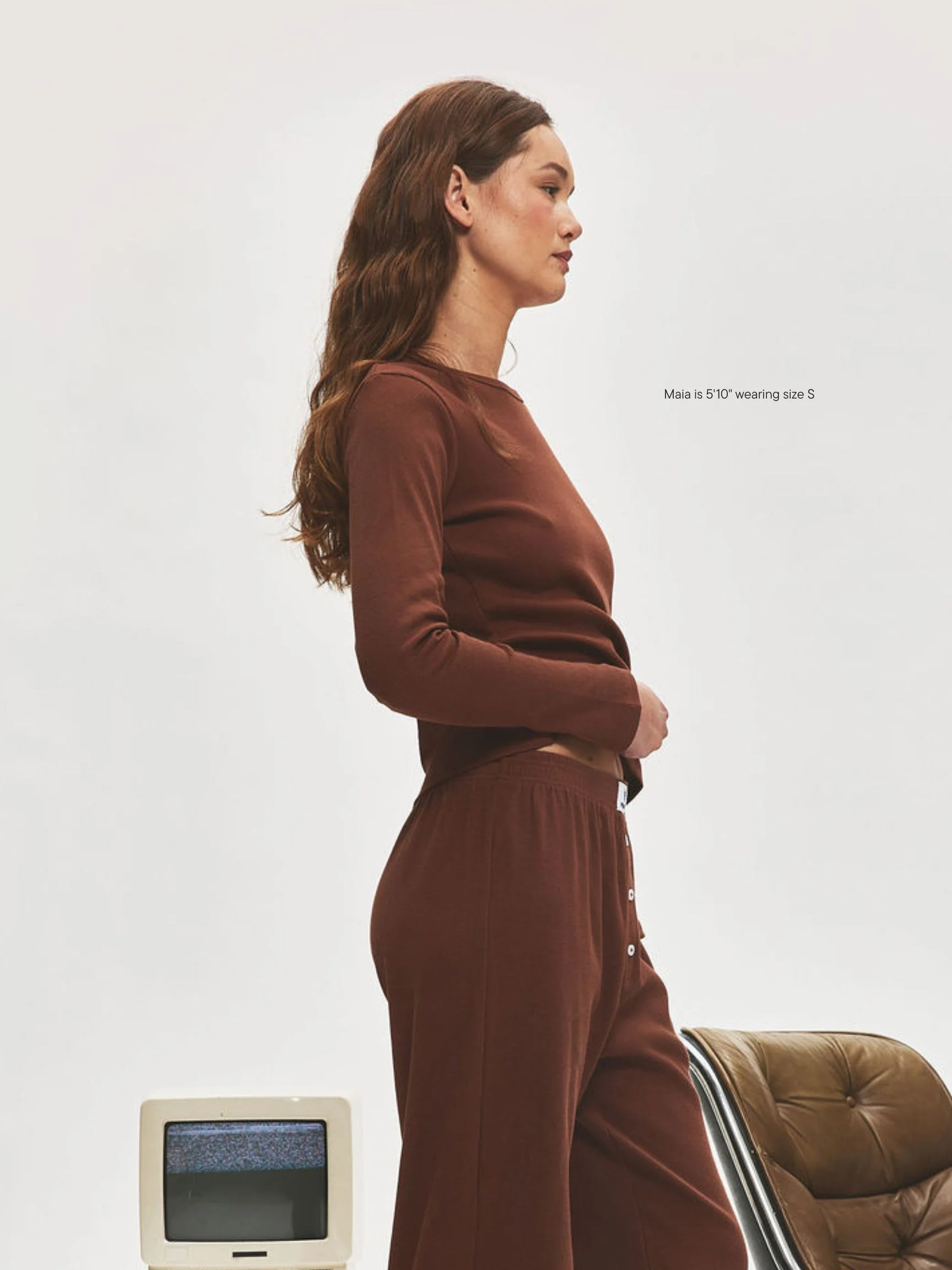 Ribbed Long Sleeve T-Shirt - Image 3