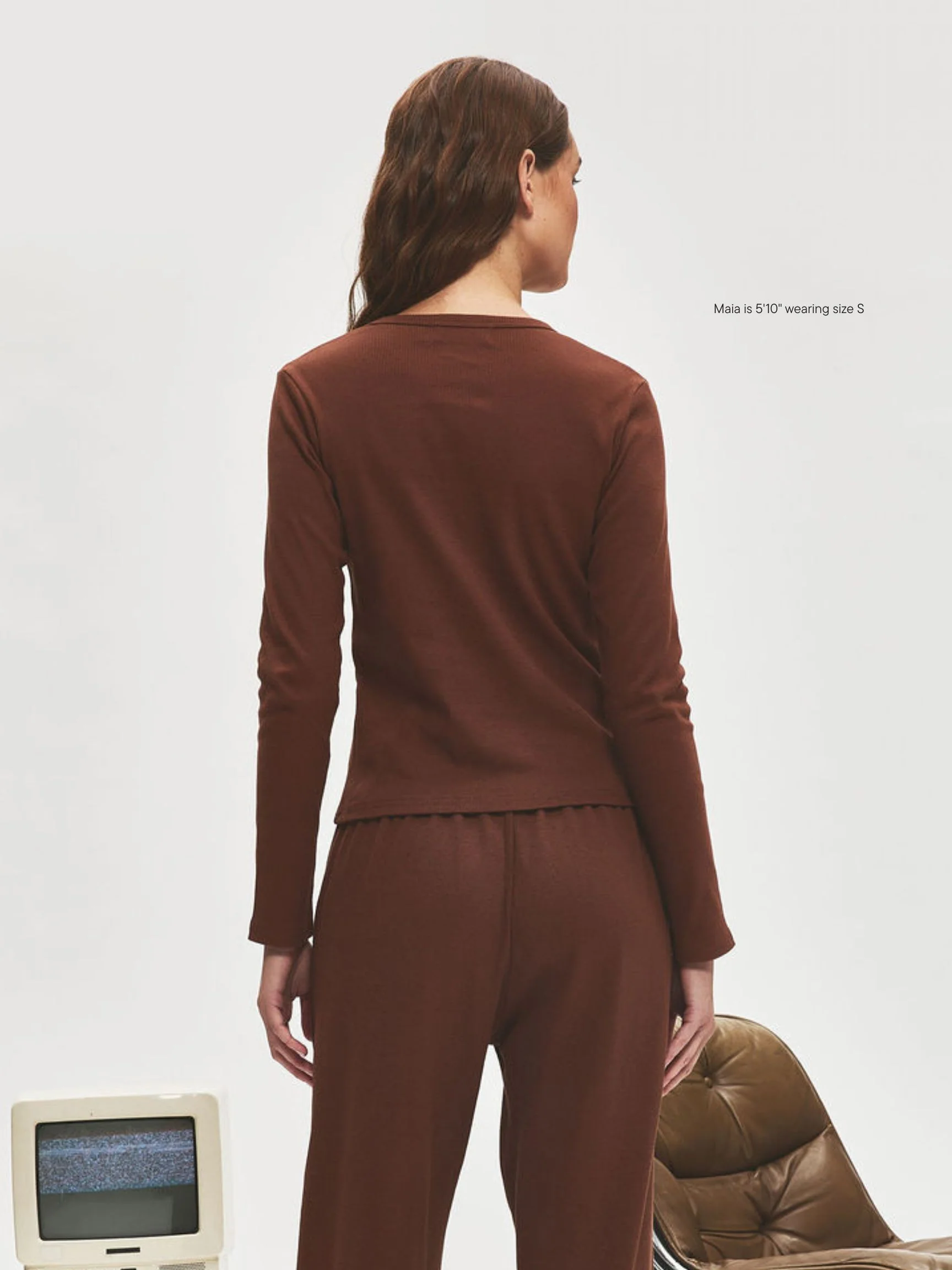 Ribbed Long Sleeve T-Shirt - Image 4